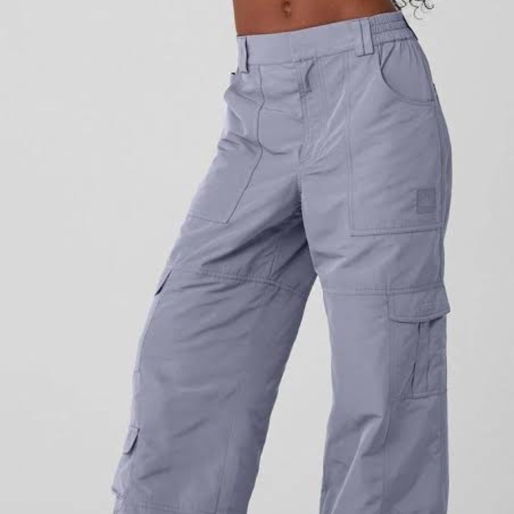Alo Yoga Cargo Snow / Ski Pants – Fog Gray – XS – Like New